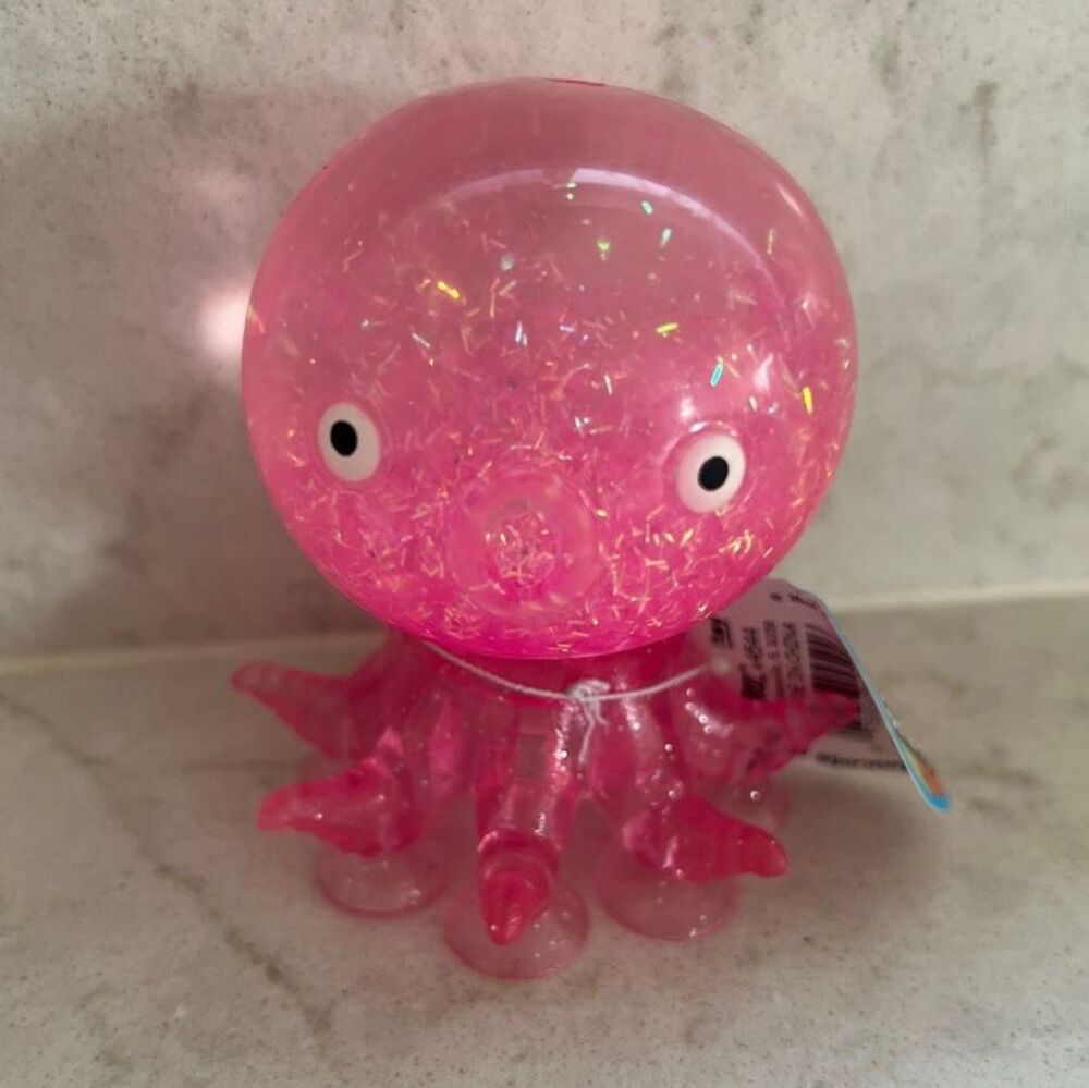 Pink Suction Octopus Sensory Toy